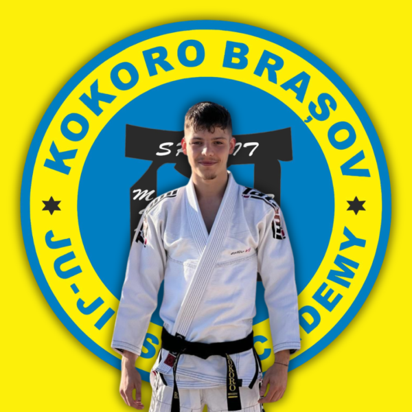 Sempai Adrian, instructor Kokoro Ju Jitsu Academy Brașov