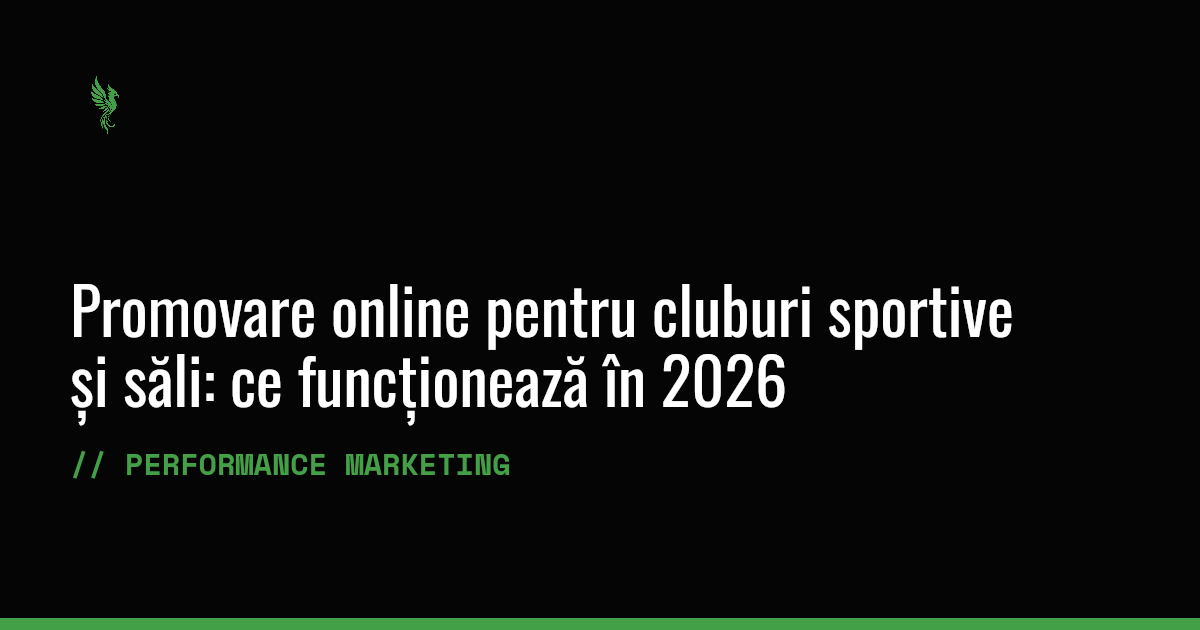 Promovare online pentru cluburi sportive și săli: ce funcționează în 2026